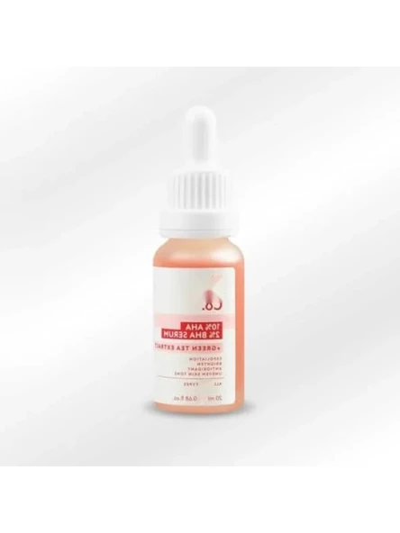 %10 AHA ve %2 BHA İçeren Cilt Tonu Eşitleyici Peeling Serum - 20 ml ürün görseli 1
