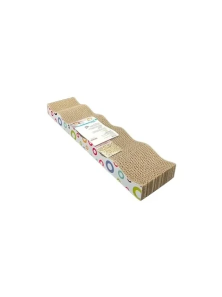 Karton Kedi Tırmalama Tahtası - 11x44x4 cm ürün görseli 1