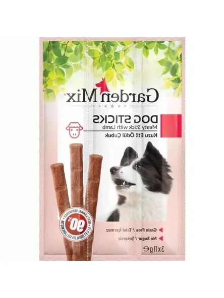 Kuzu Etli Köpek Stick Ödül Seti, 3 Adet ürün görseli 1
