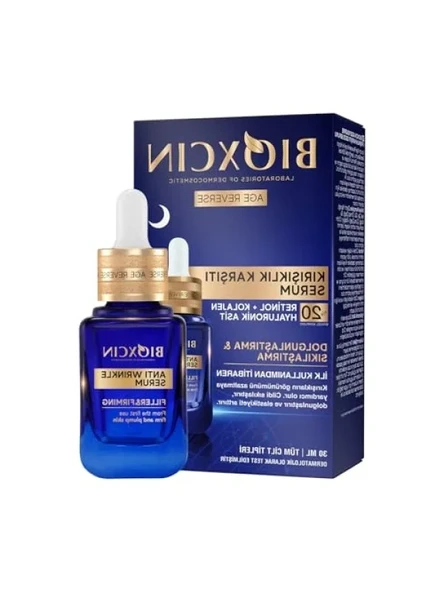 Gece Cilt Serumu, %20 Retinol ve Kolajen, 30 ml ürün görseli 1