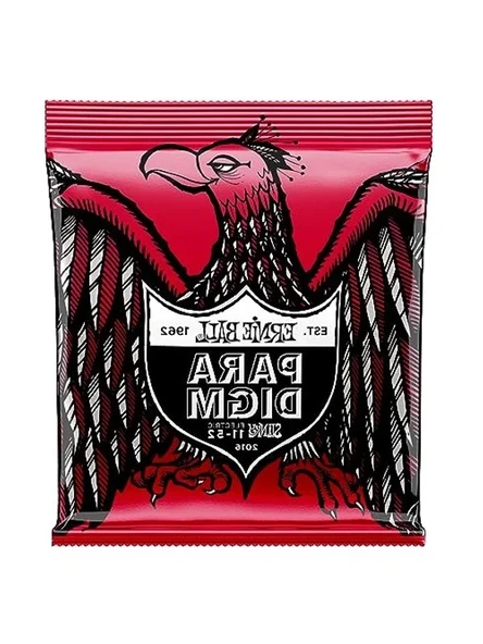 Ernie Ball Burly Slinky Paradigm Elektro Gitar Telleri 11-52 (P02016) ürün görseli 1