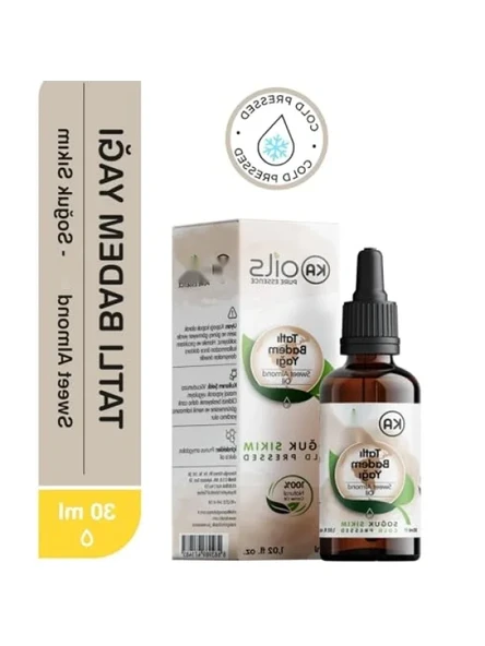 %100 Saf Tatlı Badem Yağı (30 ml) - Resim 3
