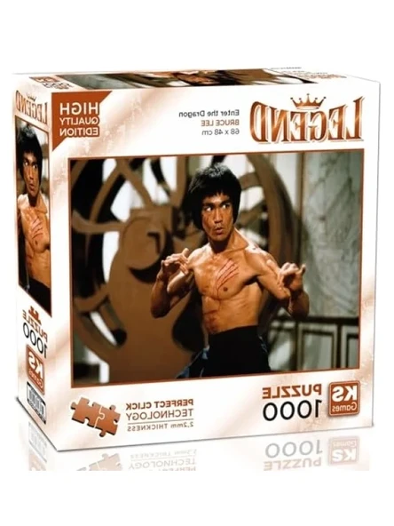 Bruce Lee Temalı 1000 Parça Puzzle, Eğlenceli Zeka Geliştirici Oyun ürün görseli 1