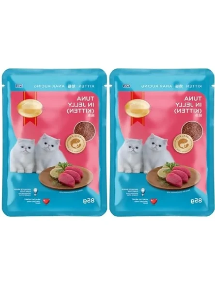 Yavru Kedi Jölede Ton Balığı Pouch 85 gr (2 Paket) ürün görseli 1