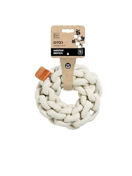 Örgü Halka Oyuncak - 13 cm Beyaz ürün görseli 1