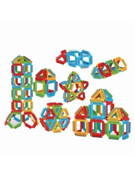 64 Parçalı Geometrik Puzzle Seti - Resim 2