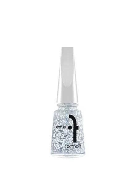 Yoğun Simli Şeffaf Oje - Glitter Nail Enamel Gl001 Stardust ürün görseli 1