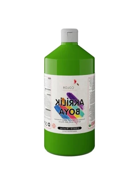 Açık Yeşil Akrilik Boya, 1000 gr ürün görseli 1