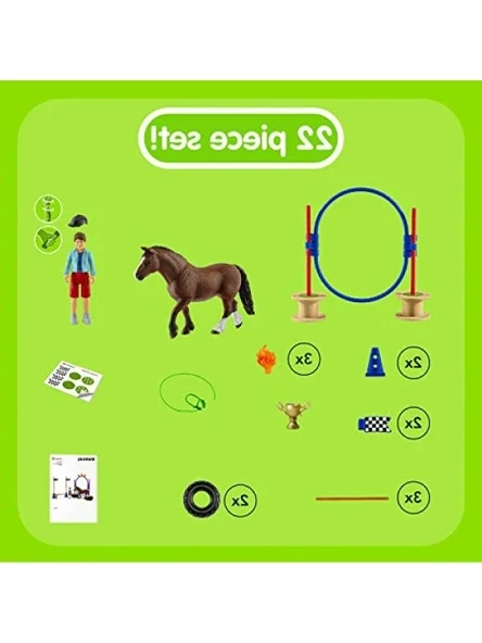 Pony Yarış Seti – Eğlenceli Oyun Figürü - Resim 2