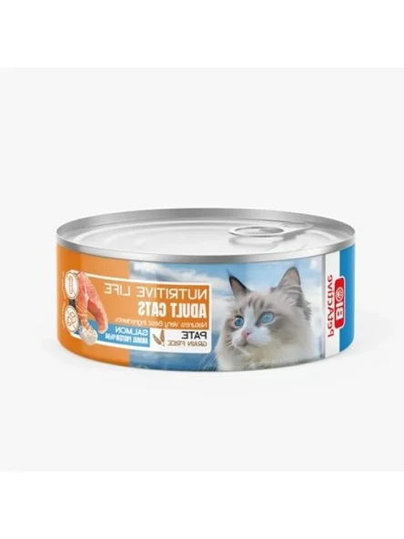 Somon Balıklı Yetişkin Kedi Konservesi (24 x 80g) ürün görseli 1