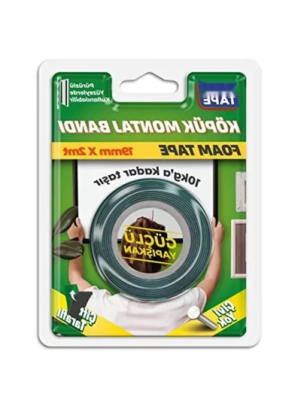 10 kg Solvent Akrilik Köpük Montaj Bandı 19 mm x 2 Metre ürün görseli 1