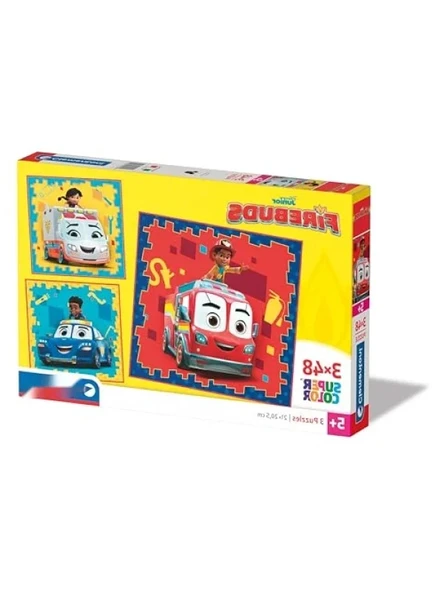 3 Adet 48 Parça Puzzle - Eğlenceli Oyun Seti ürün görseli 1