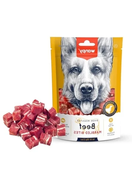 100 Gr Marbled Köpek Ödül Et Parçaları ürün görseli 1