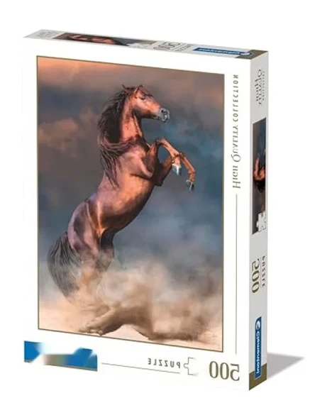 500 Parça Yüksek Kalite Wild Red Stallion Puzzle ürün görseli 1