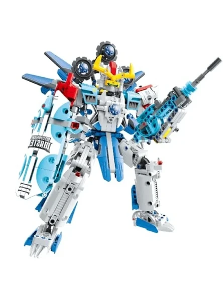 STEM Robot Asker Yapım Seti - 641 Parça, Beyaz - Resim 2