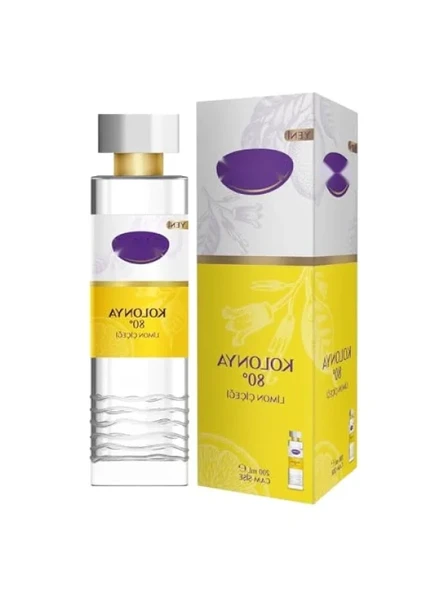 Limon Çiçeği Aromalı Kolonya - Cam Şişe 200 ml ürün görseli 1