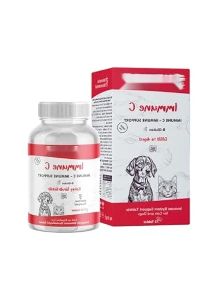 Kedi ve Köpekler İçin 75 Tablet (Immune +C) ürün görseli 1