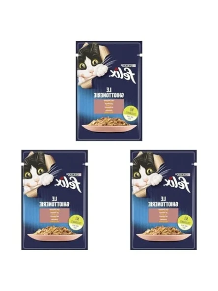 85 Gr Somonlu Kedi Yaş Maması - 3 Paket ürün görseli 1