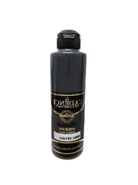 250 ml Siyah Akrilik Ahşap Boyası ürün görseli 1