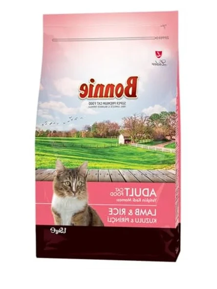 1.5 Kg Kuzu ve Pirinçli Kuru Kedi Maması, Yetişkinler İçin ürün görseli 1