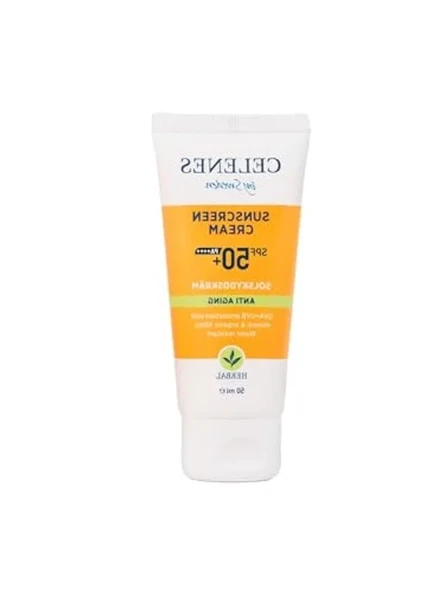 50 ml Celenes Herbal Yaşlanma Karşıtı Güneş Kremi, SPF 50+ ürün görseli 1