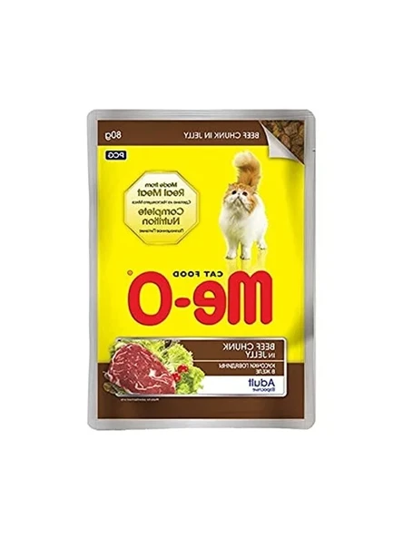80 Gr Biftekli Jöleli Yetişkin Kedi Konservesi ürün görseli 1