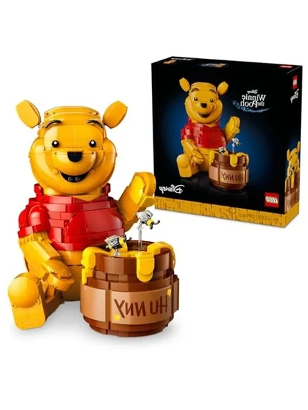 LEGO Disney Ayı Winnie 43300 - Yetişkinler için Ayı Winnie Minifigürü ile Eeyore Karakteri ile Bal Küpü İçeren Yaratıcı Dekoratif Model Yapım Seti, Kadınlar ve Erkekler için Hediye Fikri (1399 Parça) ürün görseli 1
