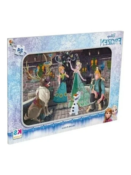 24 Parça Frozen Temalı Puzzle, Eğlenceli Oyun Deneyimi ürün görseli 1