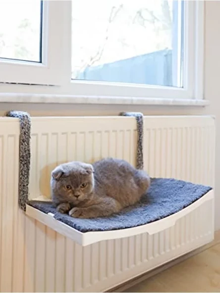 47x27,5 cm Askılı Kedi Yatağı, Kalorifer Radyatör Yatağı ürün görseli 1