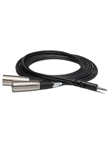 2 m Uzunlu 3.5 mm TRS - Dual XLR Stereo Kablo ürün görseli 1