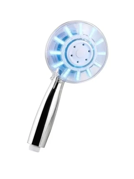 LED Duş Başlığı, Sıcaklık Göstergeli ve Su Tasarruflu, Krom Renk ürün görseli 1