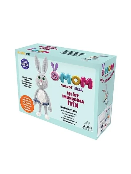 Yeni Başlayanlar İçin Tığ İşi Amigurumi Kiti Momo Akıllı Tavşan ürün görseli 1