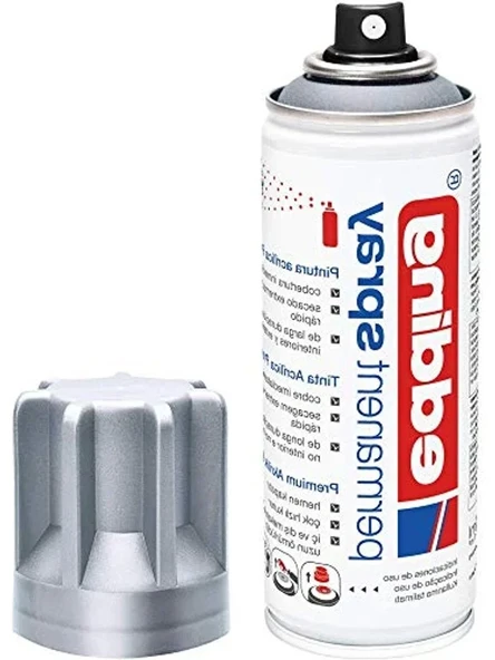 Akışkan Akrilik Sprey Boya, Gümüş Renk, 200 Ml Boya ürün görseli 1