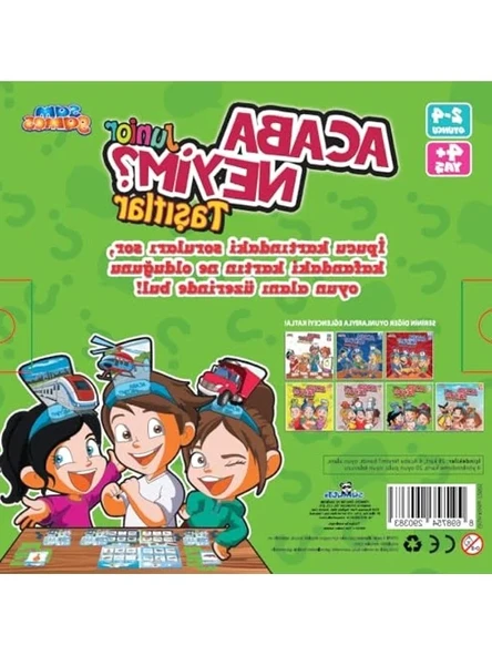 Junior Taşıtlar Temalı Acaba Neyim? Oyunu - Resim 2