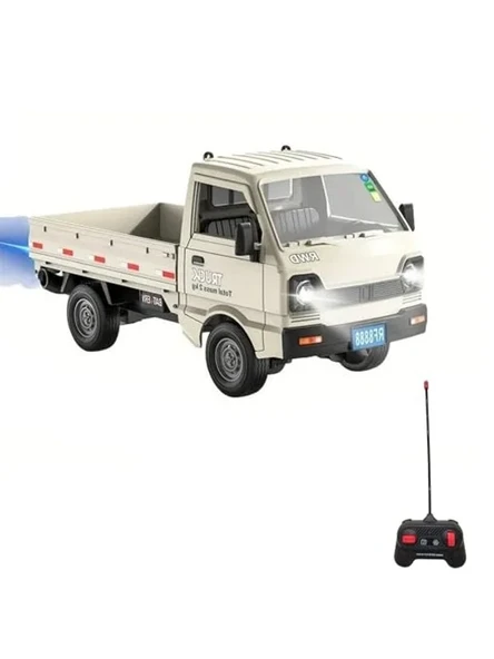 Uzaktan Kumandalı Işıklı Kamyonet, Şarjlı İş Makinesi ile 4x4 Araç ürün görseli 1