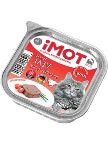 100 Gr Dana Etli ve Kanatlı Yetişkin Kedi Konservesi ürün görseli 1