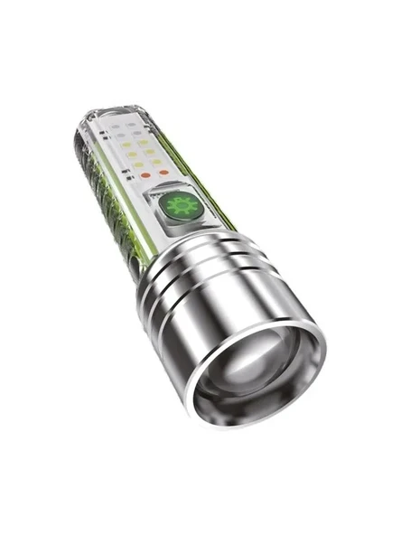 USB Şarjlı LED El Feneri, 1000 Lümen Aydınlatma Gücü ürün görseli 1