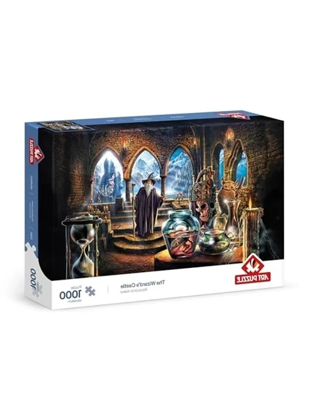 Büyücünün Kalesi Temalı 1000 Parça Puzzle ürün görseli 1