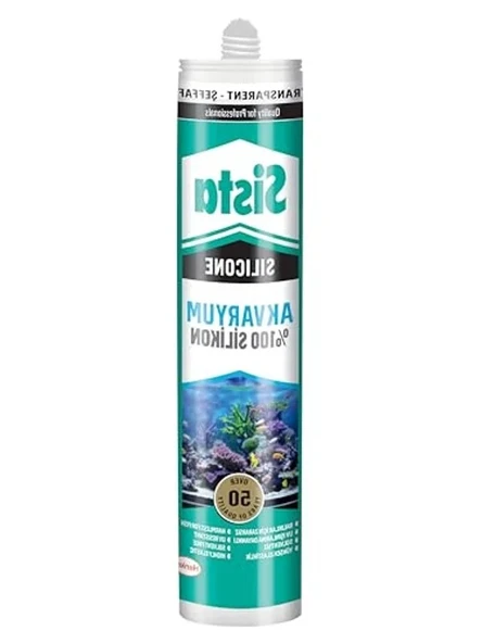 UV Dirençli Akvaryum Silikonu, Elastik ve Güçlü Yapıştırıcı, 1x280ml ürün görseli 1