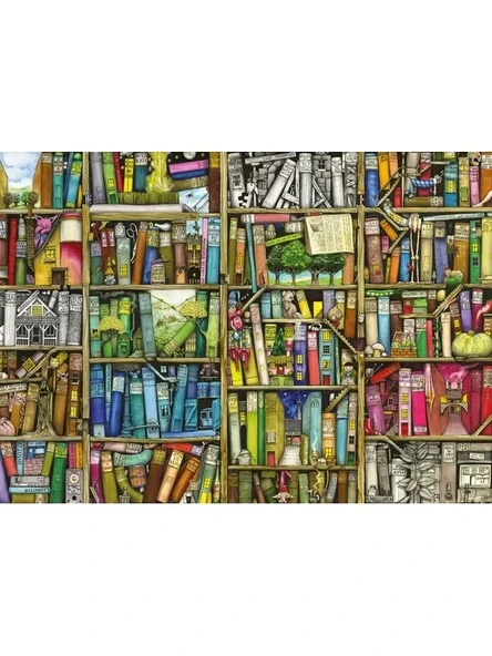 Kitaplık 1000 Parça Puzzle - Resim 2