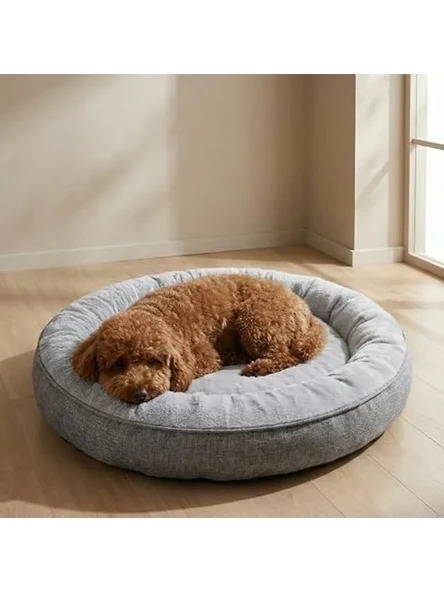 Orta Boy Kedi ve Köpek Yatağı, Yıkanabilir ve Kaydırmaz Taban ürün görseli 1