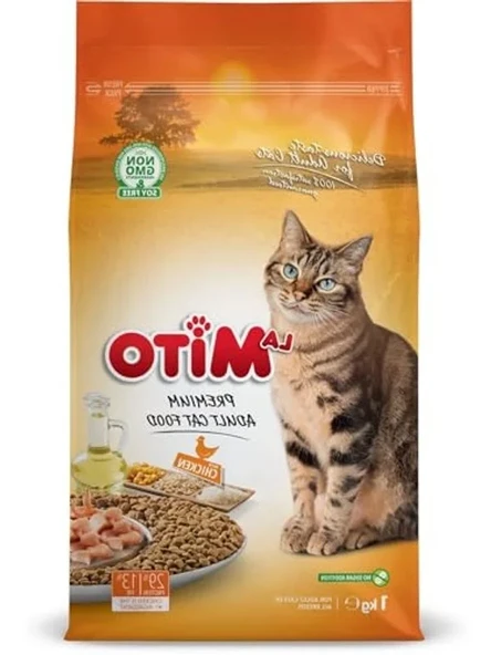 1 Kg Tavuklu Yetişkin Kedi Maması; Besleyici ve Lezzetli ürün görseli 1