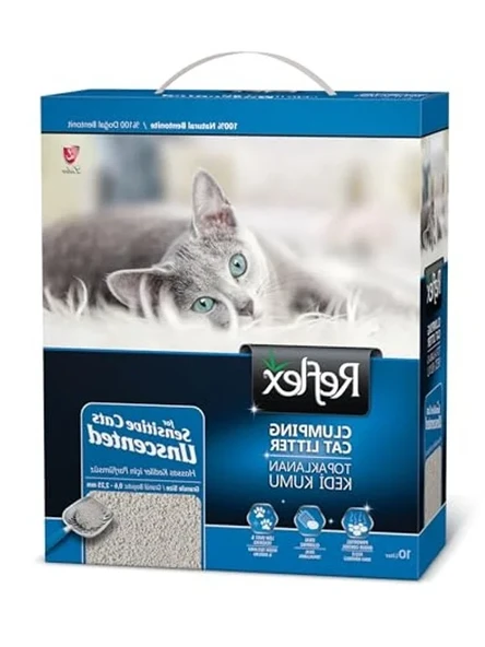 Parfümsüz Kedi Kumu, Hassas Kediler İçin 10 Lt, Topaklanan Özellik ürün görseli 1