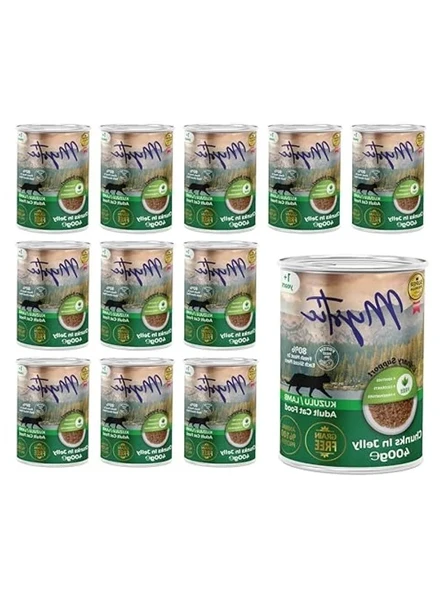 400 Gr Mystic Kuzulu ve Jöleli Kedi Konserve Maması, 12 Adet ürün görseli 1