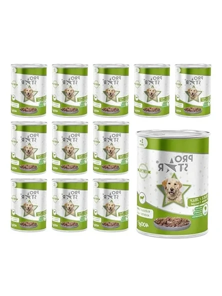 400 Gr x 12 Adet Yetişkin Köpek Jöleli Konserve Mama ürün görseli 1