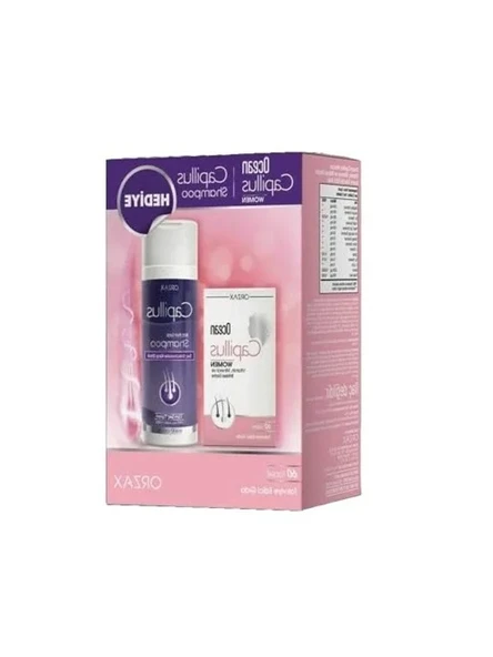 Capillus Women 60 Tablet + Capillus Shampoo 200 ml Hediye ürün görseli 1