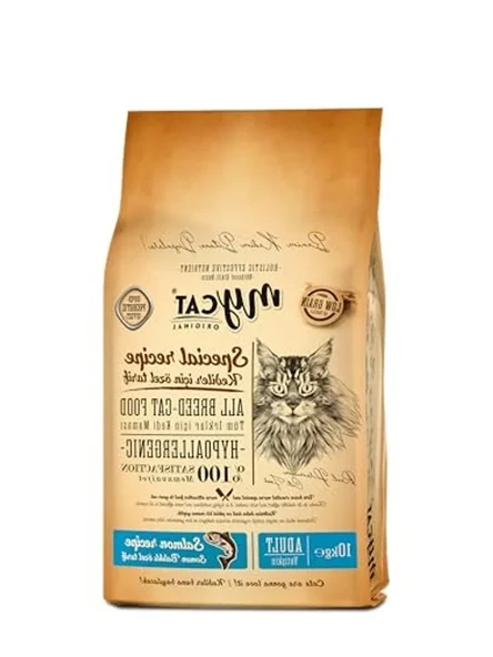 10 Kg Az Tahıllı Somon Balıklı Yetişkin Kedi Maması ürün görseli 1