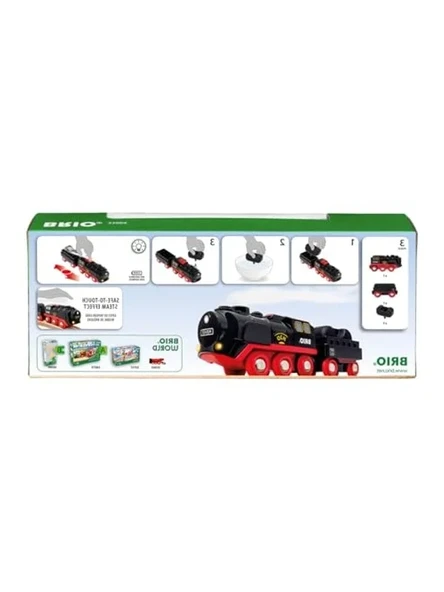 33884 Pilli Buharlı Tren - Resim 3