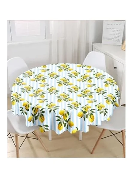 Dijital Baskılı Yuvarlak Masa Örtüsü - 140 cm Çap ürün görseli 1
