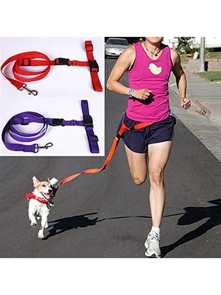 Ayarlanabilir Kayışlı Mor Renkli Kedi ve Köpek Gezdirme Tasma ürün görseli 1